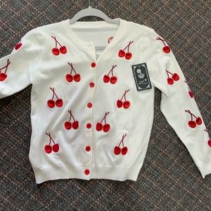 Cherry cardigan! Size medium